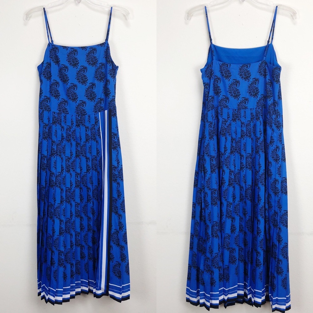Banana Republic Paisley Pleated Dress NWT